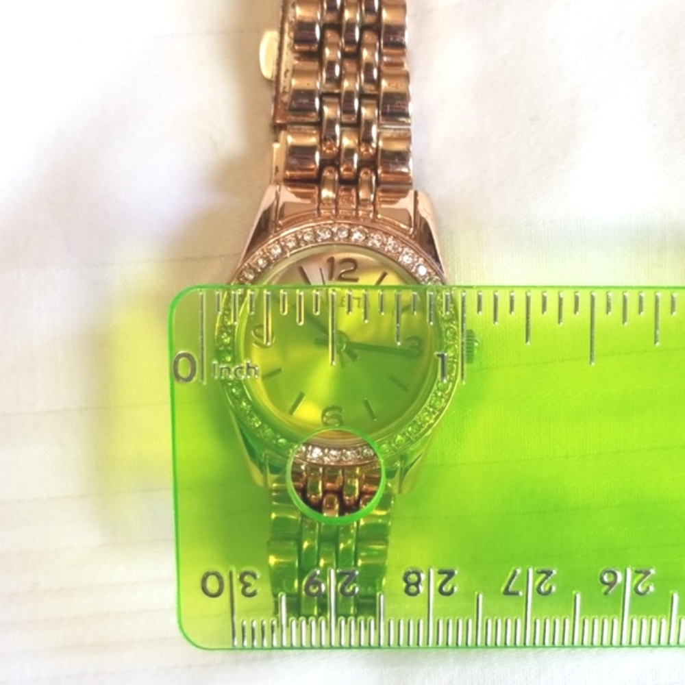 Valetta Rose Gold Rhinestone Watch - Picture 8 of 8